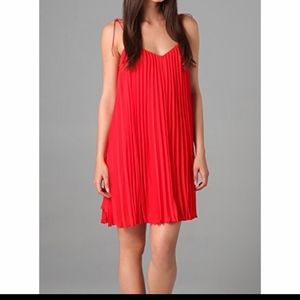 Halston Heritage red dress